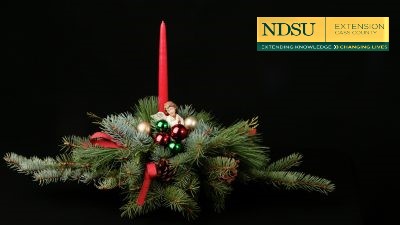 How to Make a Holiday Centerpiece from Backyard Everygreens